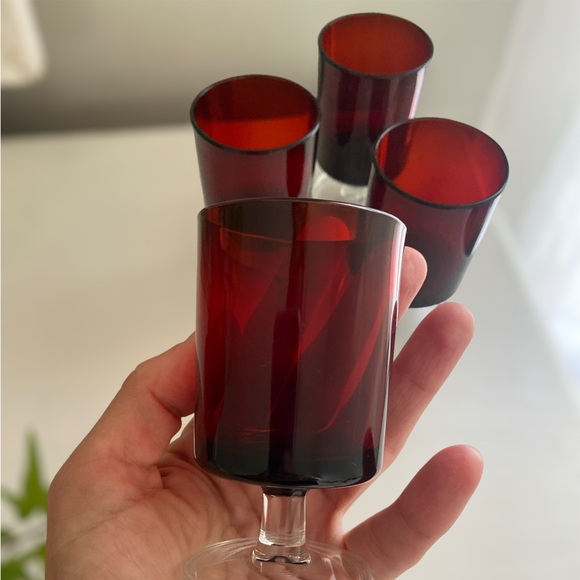 Luminarc Cavalier | Ruby Red | Glass Set 🥀 - Picture 2 of 5